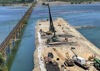 BIOBIO Railway Bridge Steel Piles